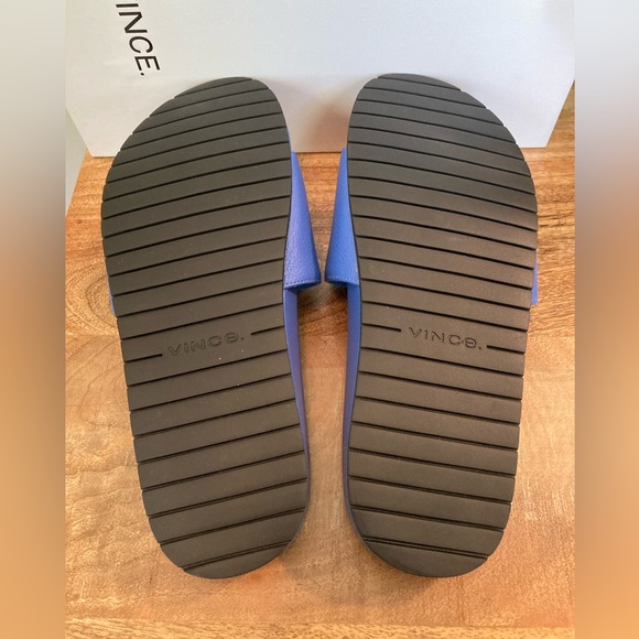 VINCE Gavin Surf LE  Blue Slide Sandal’s - Picture 7 of 11